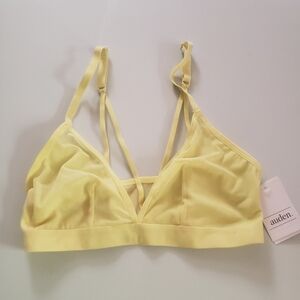 Auden Light Yellow Triangle Bralette